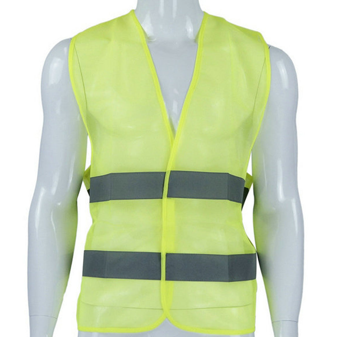 Reflective Safety Vest with 2 Horizontal Reflective Tape 60GM